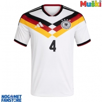 Njemačka Jonathan Tah #4 Domaci Dres SP 2026 Kratak Rukav